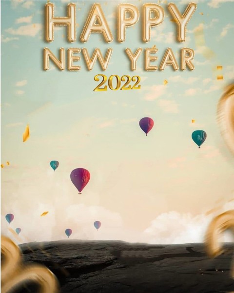 Happy New Year 2022 CB PicsArt Editing Background