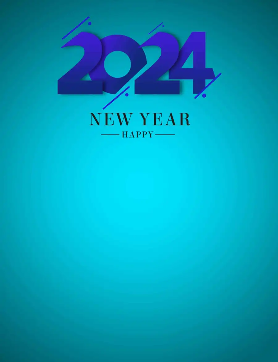 🔥 Downloading... Happy New Year 2024 Green Solid Background CBEditz