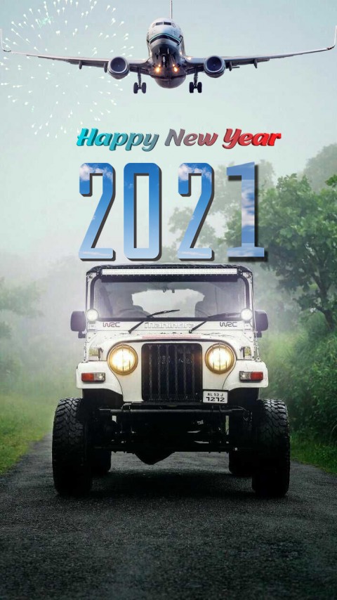Jeep Happy New Year Background 2021