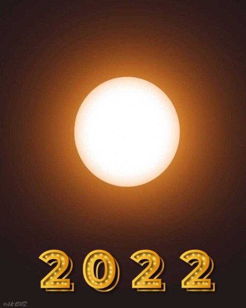 Happy New Year Light 2022 CB PicsArt Editing Background