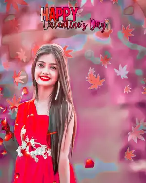 Happy Valentine Day Snapseed Girl Editing Background