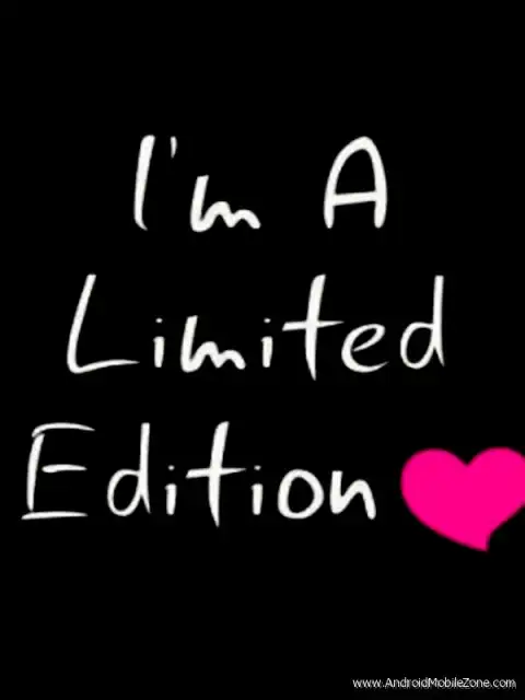 I Am Limited Edition English Hindi Text PNG Images Download