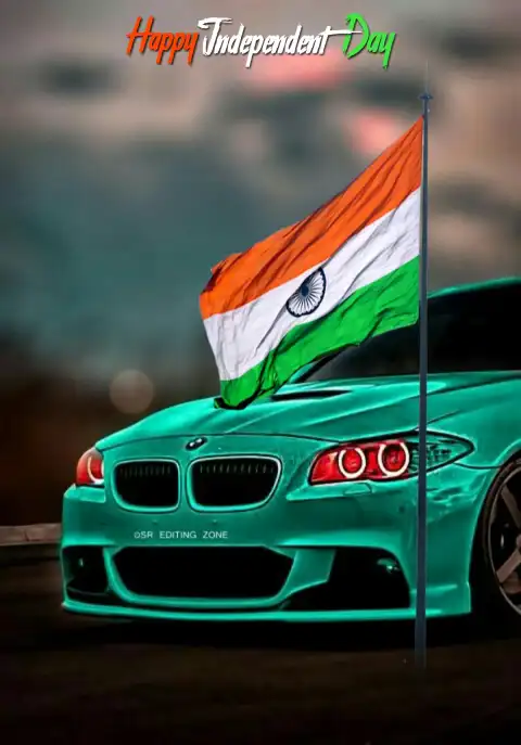 Independence Day Car diting Background HD Download
