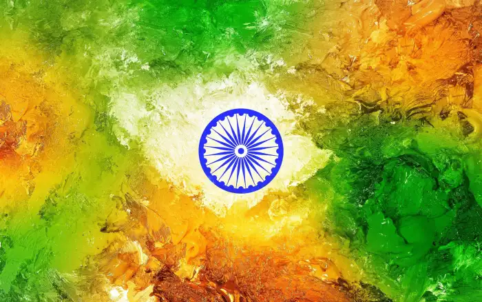 Thumbail Of Indian Flag Tricolor Background