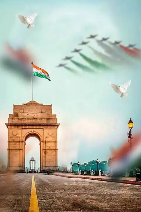India Gate  15 August Editing Background HD For Picsart