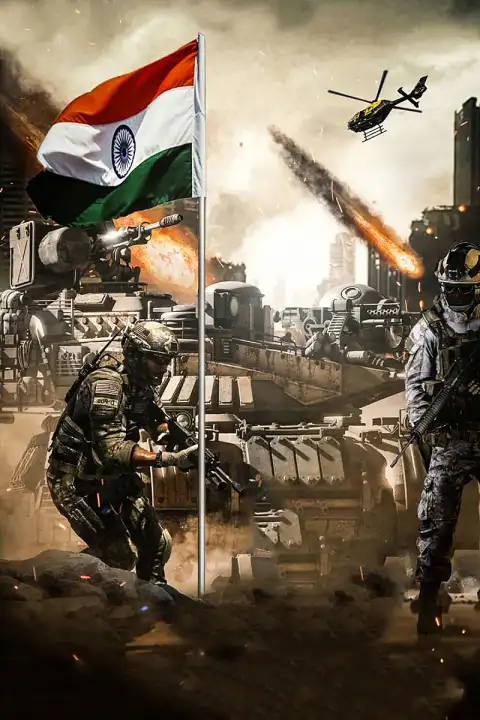 Indian Army Happy 15 August Editing Background Free