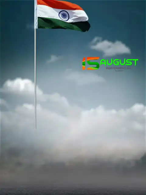 Indian Flag Waving 15 August Editing Background HD Download