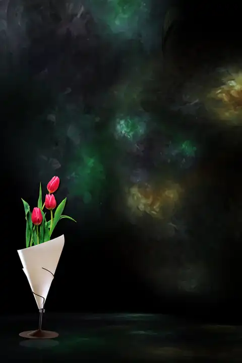 Indoor Flower Album Studio Background HD Download