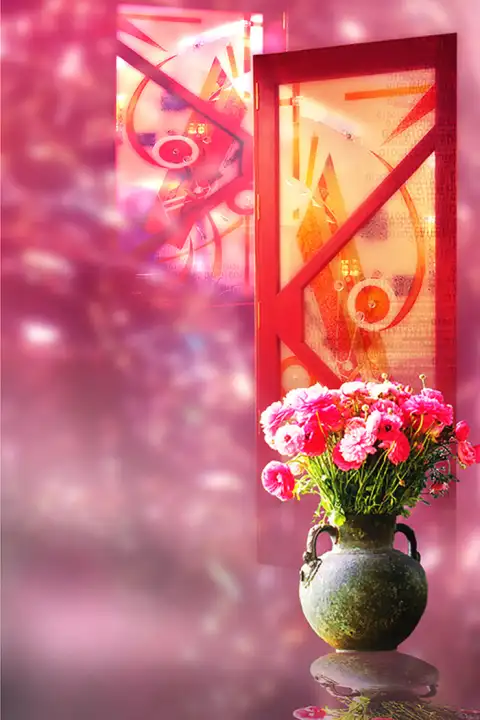Indoor Flower Studio Background HD Download