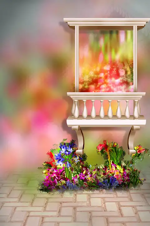 Indoor Flower Studio Background HD Download