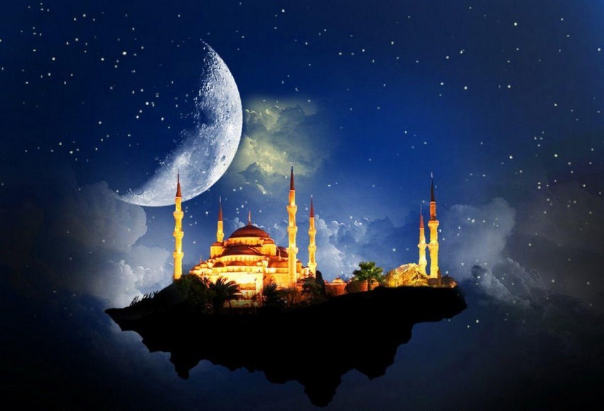 Islamic PowerPoint Night Masjid  Background