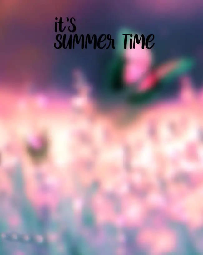 Its Summer Time Blur CB Background HD Download