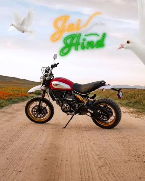 Jai Hind Bike 15 August Editing Background HD Download