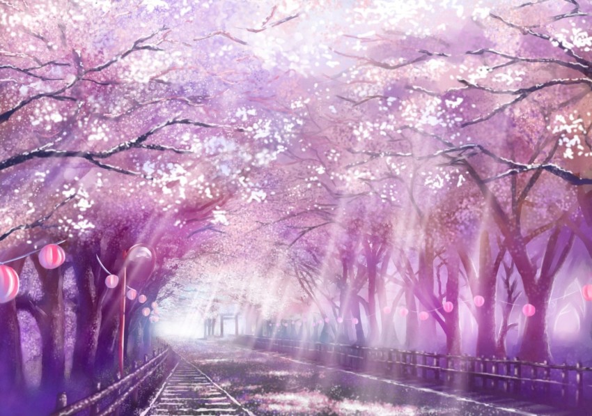 🔥 Japan Anime Tree Background HD Images Photos Download | CBEditz
