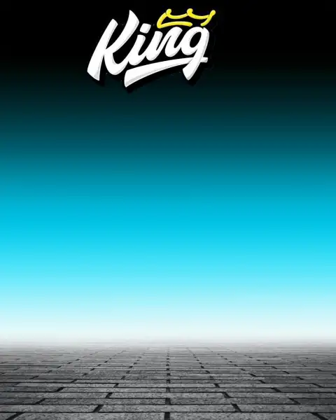 King Blue Solid Picsart Background Full HD Download
