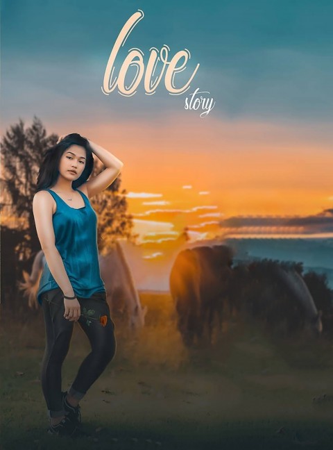 Love Valentine Day Photo Editing Background With Girls (6)