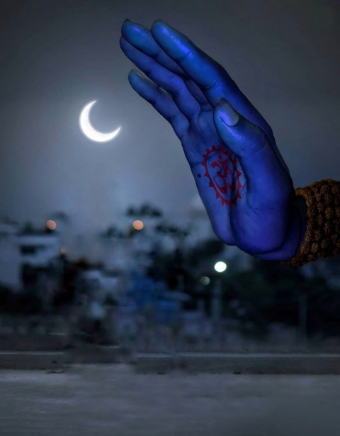 Mahadev Shiva Hand PicsArt Editing HD Background