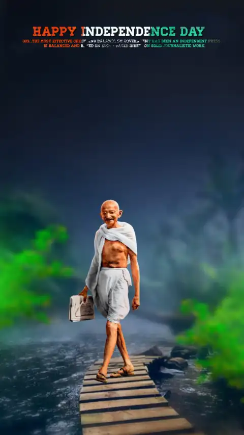 Mahatma Gandhi 15 August Editing Background HD Images