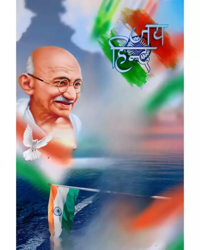 Thumbail Of Mahatma Gandhi Jayanti Editing Background