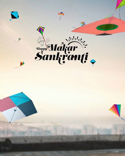 Makar Sankranti Photo Editing Background Full HD