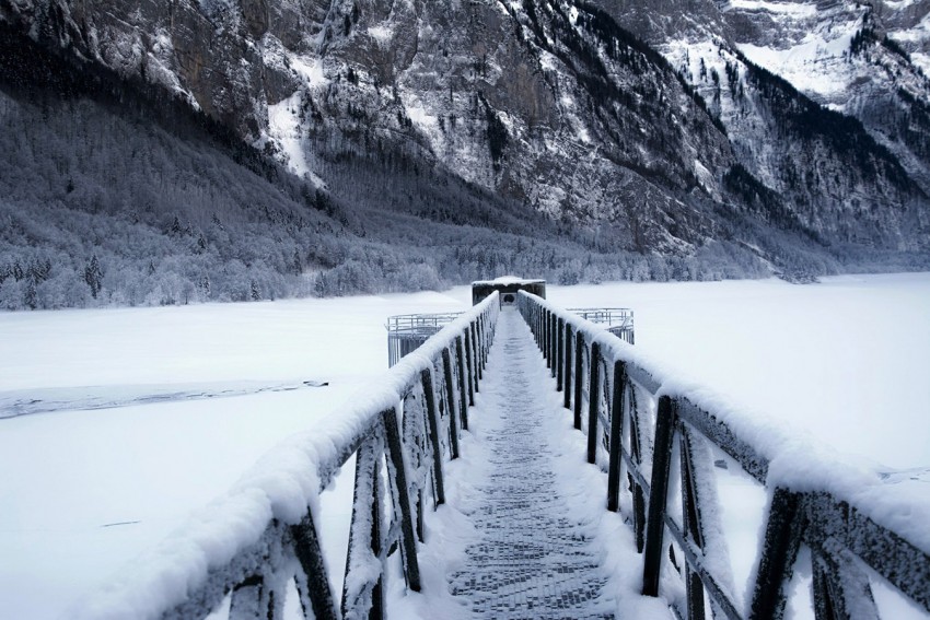 Mountain Ice Bridge Background Full HD Images Download