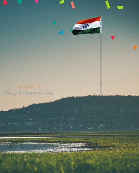 Mountain  Independence Day CB PicsArt Editing Background