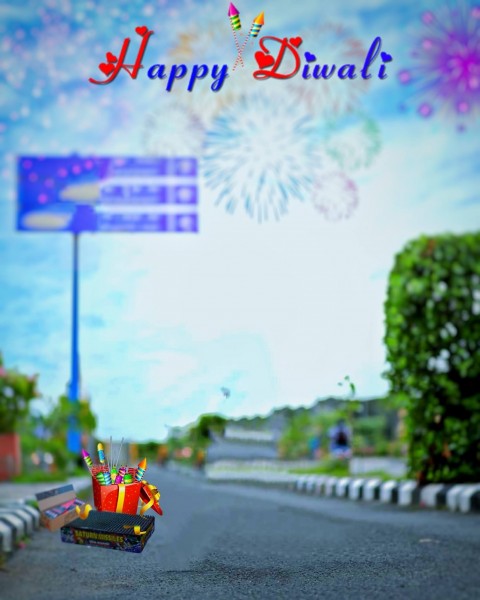New Happy Diwali CB PicsArt Background Full HD