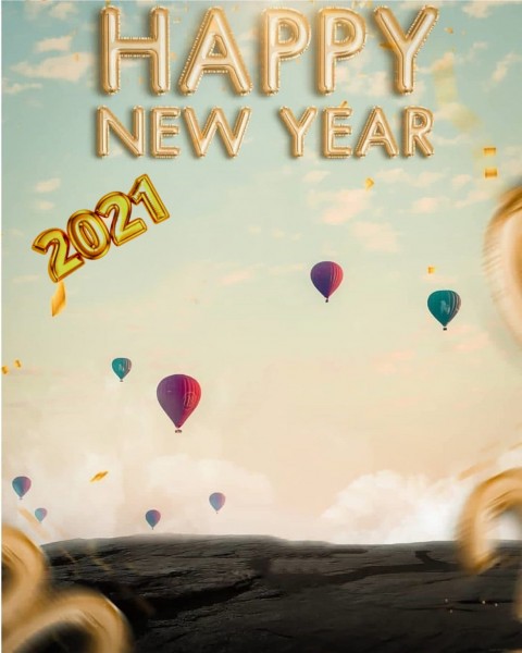 Happy New year 2021 Backgrounds For CB Editing