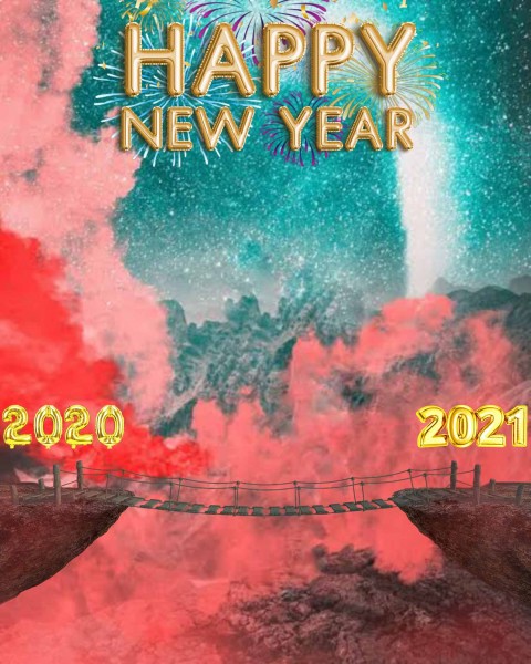 New Year 2021 Editing Background