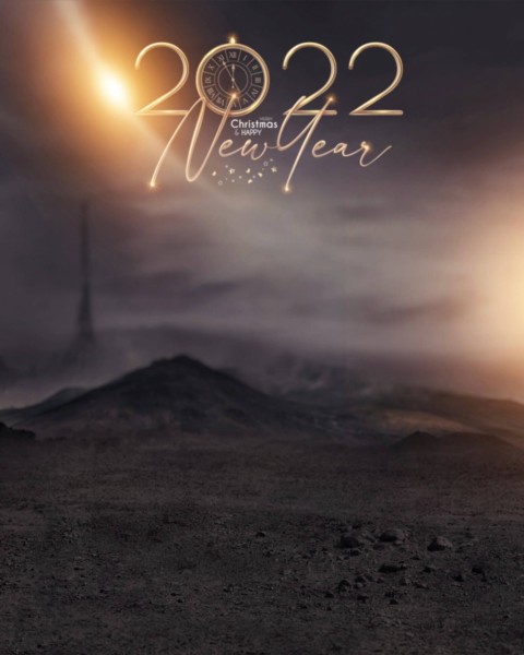 Night Happy New Year 2022 CB PicsArt Editing Background