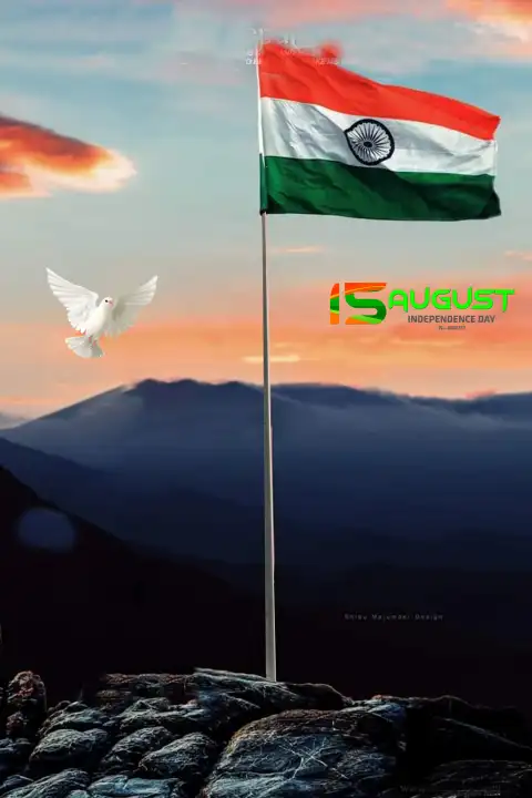 PicsArt Indian Flag 15 August Editing Background HD Download