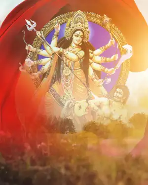 Picsart Maa Durga Navratri Background HD Download