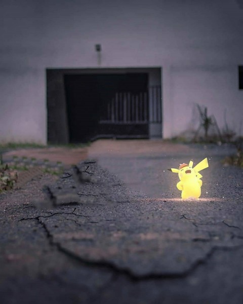 Pikachu PicArt Background HD Background