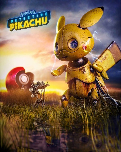 Pikachu Picsart CB Background For Editing
