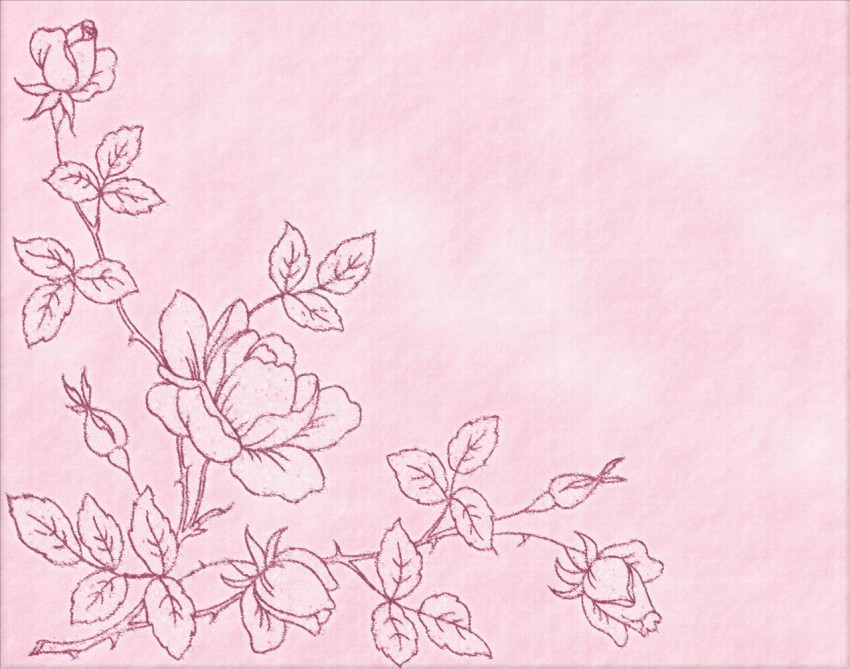 Pink Baby Flower PPT PowerPoint Background