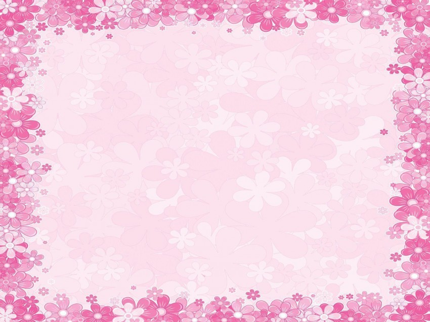 Pretty Flowers PowerPoint PPT Background