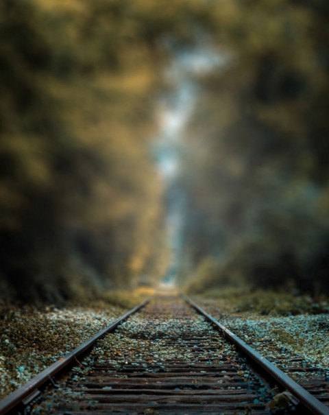 Railway Track Blur Background Full HD Download