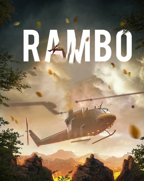 Rambo Poster PicsArt CB Editing Background HD
