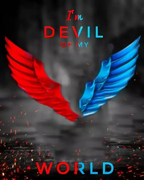Red Blue Devil Wing Picsart Background HD Download