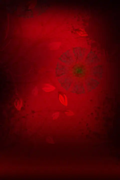 Red Flower Portrait Studio Background HD Download
