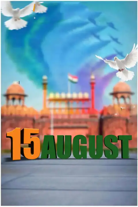 Red Fort 15 August Picsart Photo Editing Background HD  (133)