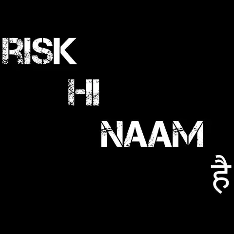 Risk Hi Naam Hai English Hindi Text PNG Images Download