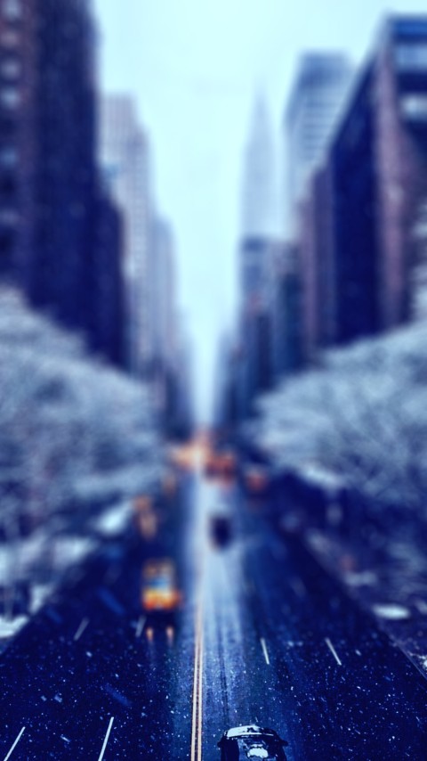 Road City Blur CB PicsArt Background Full HD Download