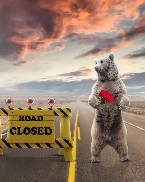Road Closed CB Editing Background Full HD Download