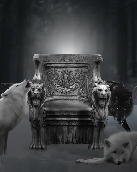 Royal Chair Wolf CB Editing Background Full HD Download