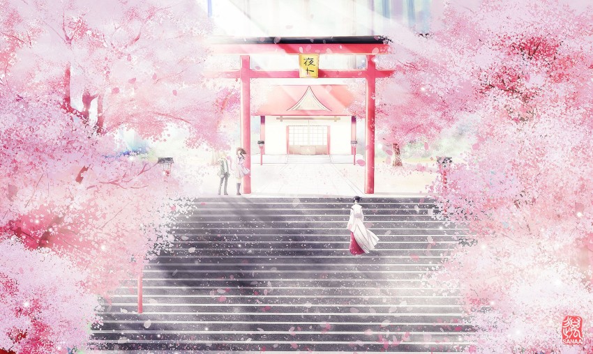 Sakura Tree Wallpaper Background HD Download