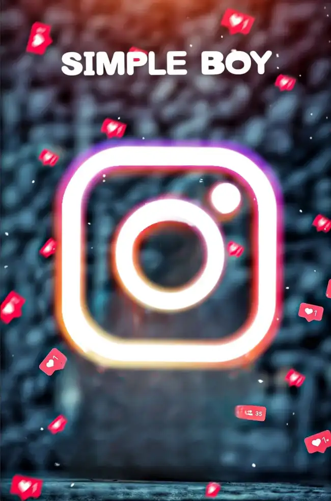 Simple Boy Instagram CB Background HD Download