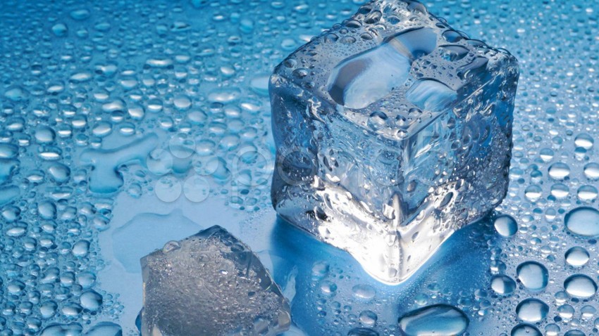 Single Ice Cubes Background Full HD Images Download