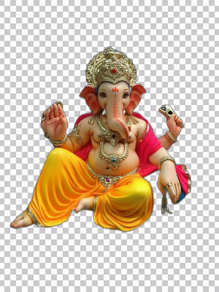 Ganesh chaturthi logo, Ganesha Deity Drawing , Ganesh Outline transparent  background PNG clipart | HiClipart