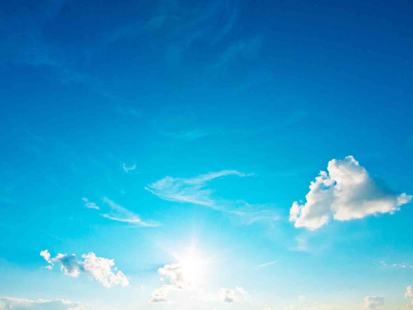 Sky Blue PowerPoint Background Download